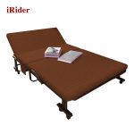 三极户外（Tri-Polar） 折叠床办公室多功能沙发床双人单人床免安装滑轮移动TP1014 咖色 190*100*31cm