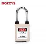BOZZYS 工程安全防尘钢制挂锁BD-G06-DP不通开型KD 38*11MM 2套起订