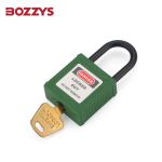 BOZZYS 工程安全小型安全绝缘挂锁BD-G314不通开型KD 25*4.7MM 2套起订