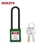 BOZZYS 工程安全绝缘长梁挂锁BD-G34通开型KA 76*6MM 2套起订