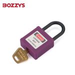 BOZZYS 工程安全小型安全绝缘挂锁BD-G318不通开型KD 25*4.7MM 2套起订