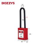 BOZZYS 工程安全绝缘长梁挂锁BD-G31不通开型KD  76*6MM 2套起订
