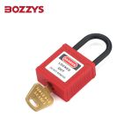 BOZZYS 工程安全小型安全绝缘挂锁BD-G311不通开型KD 25*4.7MM 2套起订
