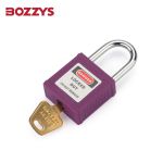 BOZZYS 工程安全小型安全钢制挂锁BD-G308不通开型KD  25*4.9MM 2套起订