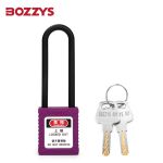 BOZZYS 工程安全绝缘长梁挂锁BD-G38通开型KA 76*6MM 2套起订