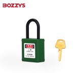 BOZZYS 工程安全小型安全绝缘挂锁BD-G314通开型KA 25*4.7MM 2套起订