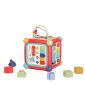 babycare WZA012-A六面盒多功能儿童玩具宝宝六面体形状配对认知积木屋儿童礼物光珊红