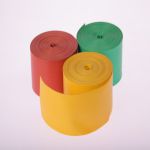 沃园新材 绝缘胶带WY-SRD红绿黄 50mm*厚1.0mm 5米 硅橡胶自粘带