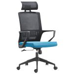 镁狄轩 电脑椅办公培训椅子职员网布老板靠背转椅 专利款 定型棉 A906-1