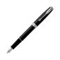 派克（PARKER）定制钢笔 卓尔磨砂黑白夹墨水笔-私人定制