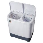 小鸭牌（XIAOYAPAI） XPB45-2848S迷你双桶洗衣机家用小型双缸半自动婴儿童洗脱两用  白色