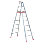 康鹏 伸缩爬梯装修铝合金人字梯 2.5米人字梯--材料厚1.5毫米（个)