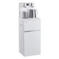 安博尔   茶吧机全自动多功能高端茶吧机一体柜轻奢家用饮水机 HB-T308plus 温热款 白色