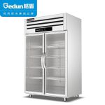 格盾（gedun） 商用双门展示柜 立式保鲜陈列柜960L工程豪华款全冷藏 GD-CLB96