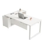 欧时升 简约现代经理桌暖白系列主管桌子 LR-ST-030