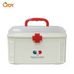科洛（CROR）JS-S-022A家庭医疗箱急救箱家庭药箱应急箱325*255*200mm