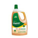 悠选（Uspick）地板清洁剂除菌强力去污地板净1.5L家用瓷砖实木地板抛光除菌强力去污地板净