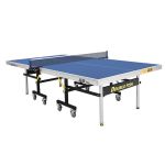 双鱼（DOUBLE FISH）标准室内乒乓球桌折叠式可移动乒乓球台2740*1525mm蓝色233
