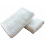 兰诗（LAUTEE）  清洁方巾挂钩超细纤维毛巾清洁手帕白色30*30cm10条装 DA1080