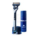 吉列（Gillette）剃须刀手动刮胡刀片胡须刀锋隐5层致顺4刀头刮胡子刀