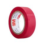 3M PVC电气绝缘胶带-普通型 1500 红色 18mm×10m×0.13mm (卷)