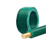 向东电缆 BV-380V 4mm2 绿色 单股铜芯线 铜塑线 绿色 PVC+铜 (米)