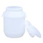 中工邦 加厚塑料桶带盖水桶 白色 50L