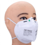 3M 防尘口罩 9002 防雾霾防尘 折叠头戴式 50个/包 按个销售 白色 1379676