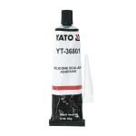 易尔拓（YATO） 密封胶汽车维修发动机电机齿轮箱油底壳免垫片卡装硅酮密封胶 卡装硅酮密封胶（黑色） YT-36801
