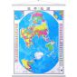 中铁智营 竖版世界地图挂图1.2x0.9米带挂绳