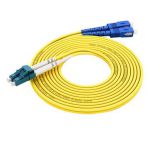 海乐网络跳线HJ-2LC-SC-S5单模光纤跳线（LC-SC，9/125）电信级双芯尾纤跳纤5米单位：（条）