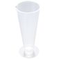 垒固 PP塑料量杯 S-000101 50mL 口径43mm 锥形 1个