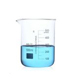 化科 低形烧杯（厚壁） 刻度玻璃低型烧杯 100ml
