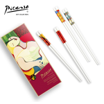 毕加索(Picasso )   抗菌耐高温陶瓷筷防滑防霉个人专用筷家用筷子组合套装 四双装