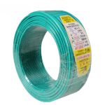 敏达(minda) BV2.5平方 电线电缆 国标家用铜芯硬线塑铜线照明线 绿色100米/盘