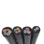 敏达(minda) YZ2*1平方 电线电缆 国标中型橡套线 两芯多股软橡套线缆 黑色100米/盘