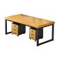 洛港 电脑台式桌家用双人电脑桌子简易办公室桌子工作台书桌长条办公桌 1800*600*750MM