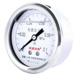 匡建仪表 耐震压力表 YN-60Z 60mm 0-0.1MPa 银（个）