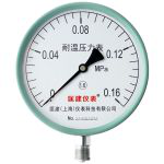 匡建仪表  耐高温压力表 YGW-150 0-0.16mpa 绿（个）