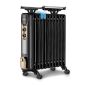 奥克斯（AUX） 取暖器/电暖器/电暖气片家用 13片宽片电热油汀/节省空间 低噪速热13A1