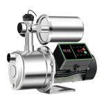 名磊 全自动增压泵220v水井自吸泵 370W不锈钢喷射泵数显款 台