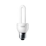 飞利浦（PHILIPS） 传统紧凑型荧光 U 型灯泡 8W 冷光6500K E27 1个 适用于房产物业，家用