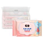 洁柔（C&S) 婴儿湿巾亲肤30片*3包JS015-02 带盖抽取式婴儿宝宝专用