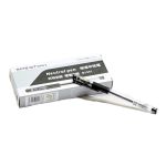 欧标（MATE-IST） 标准中性笔0.5mm 不锈钢子弹笔头 黑色插盖式（起订量1728）