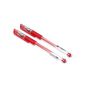 欧标（MATE-IST） 标准中性笔0.5mm 不锈钢子弹笔头红色插盖式（起订量120）B1251