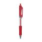 欧标（MATE-IST） 120支/包 办公专用中性笔0.5mm不锈钢双弹簧子弹笔头按挚式红色（起订量120）