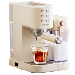 荣事达（Royalstar） 花简意式半全自动咖啡机全自动蒸汽打奶泡一键拿铁双水箱双即热系统RS-CF1600H