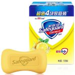 舒肤佳（Safeguard）柠檬清新香型香皂四块装100g*4