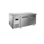 海尔（Haier） 412升冷藏单温工作台冷柜 冷冻保鲜操作台商用冰柜 厨房不锈钢1.8米一室操作台冷柜SP-430C/D2