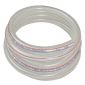 维塑治业 PVC纤维增强蛇皮网纹管 SPG--01 内径25mm壁厚3mm【加厚】50米 透明 （根）